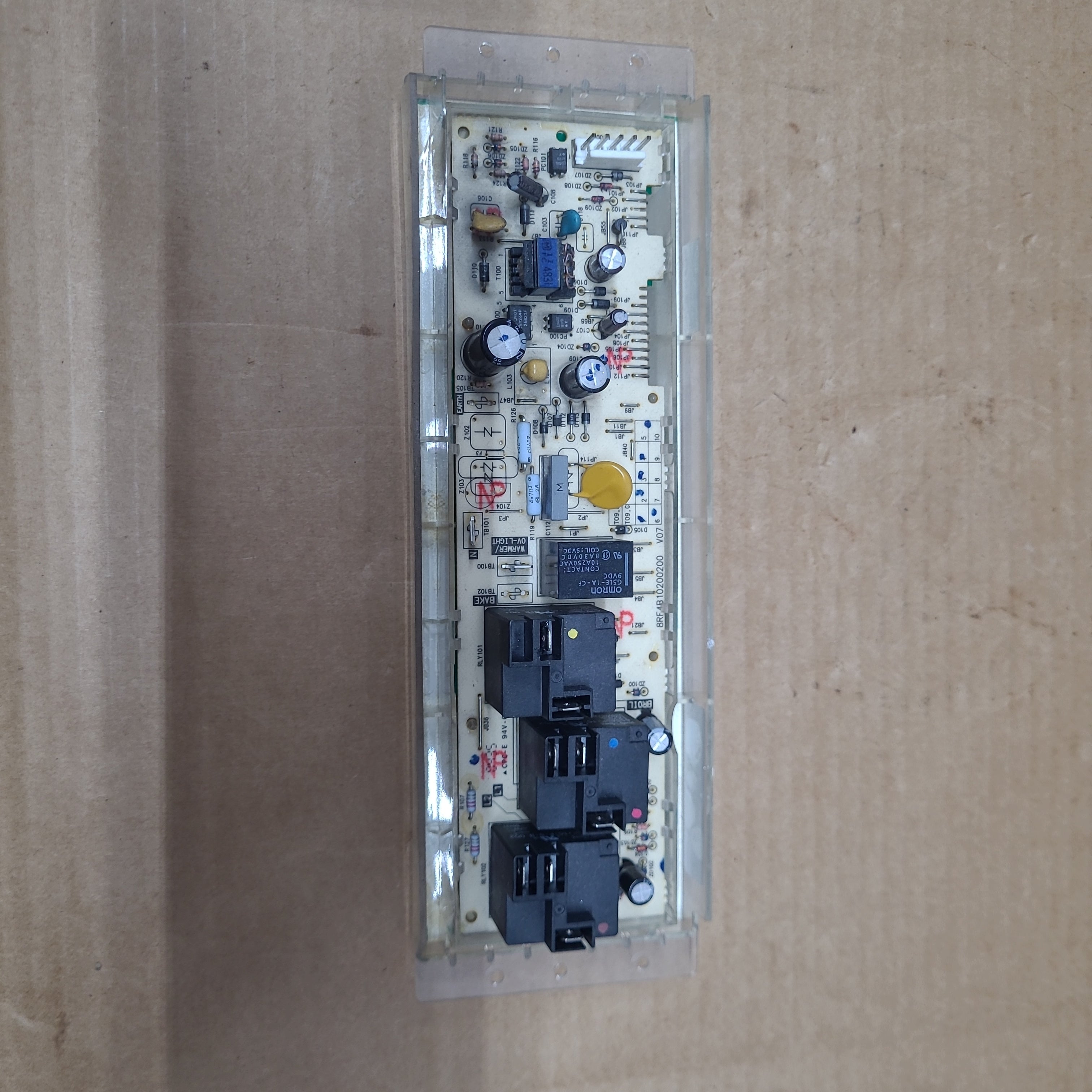 Hotpoint Range Oven Control Board Panel + Overlay WB27K10170 WB27K10097 Hotpoint Range Oven Control Board Panel + Overlay WB27K10170 WB27K10097